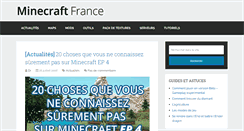 Desktop Screenshot of minecraft-france.net